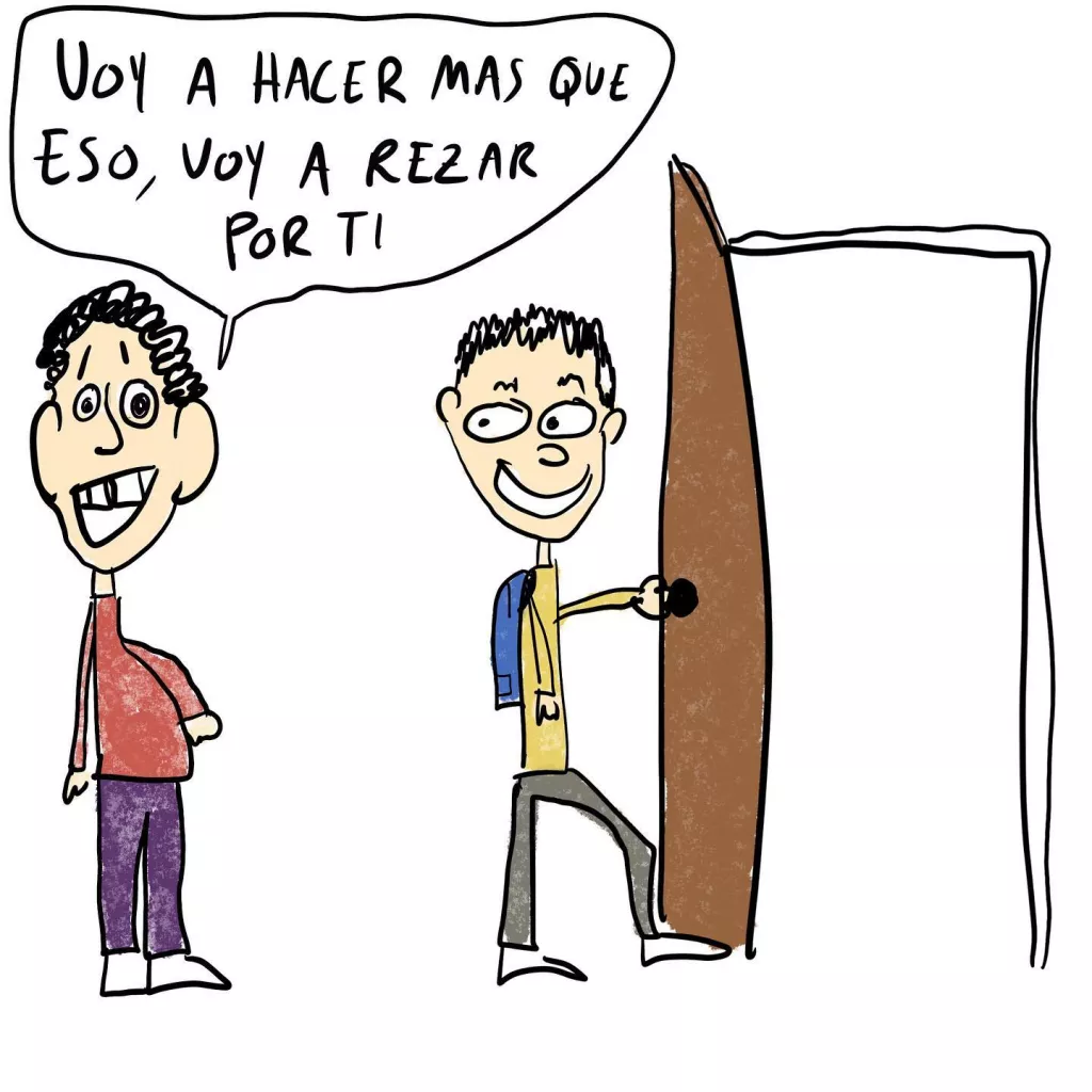 voy a rezar por ti